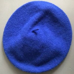 Soft Wool Royal Blue Beret